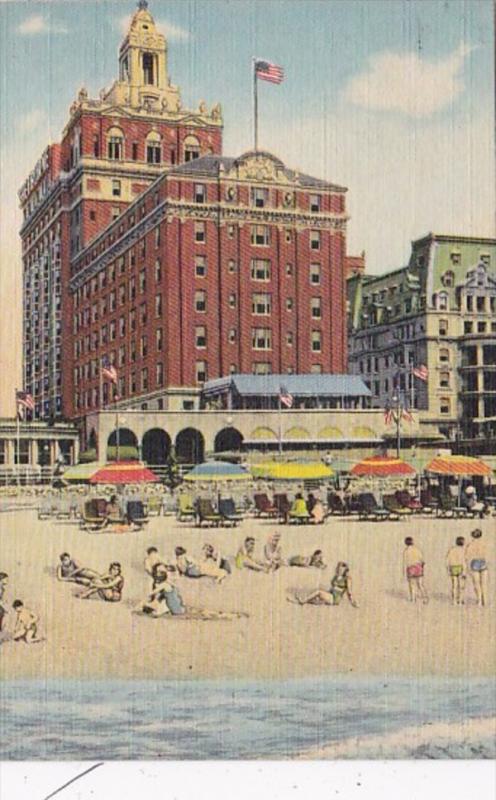 New Jersey Atlantic City Hotel Shelburne 1957 Curteich