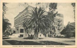 1920s Pasadena California Young Men Christian Association Postcard Hecht 11692