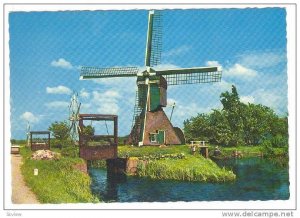 Windmill , 50-70s ; Moulin a Vent , Nertherlands #5