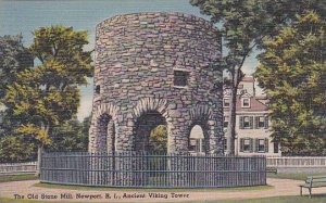 Rhode Island Newport The Old Stone Mill Ancient Viking Tower