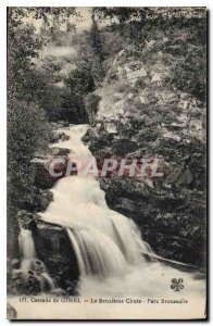 Postcard Old Gimel of Cascade Falls Park Beauxieme Broussolle