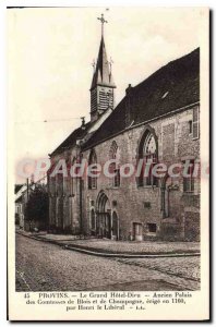 Old Postcard Provins Grand Hotel Dieu Old Palace