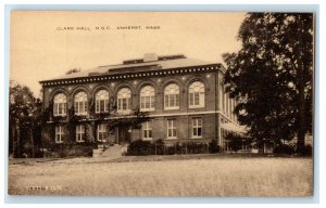 c1940's Clark Hall M.S.C. Building Amherst Massachusetts MA Vintage Postcard