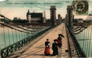 CPA SULLY-sur-LOIRE Le Pont suspendu (607822)