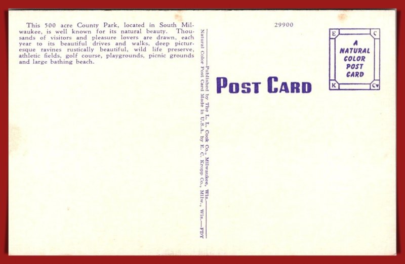 Wisconsin, Milwaukee - Grant Park - [WI-276]