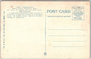 The Commodore Grande Avenue At 35th Street Des Moines Iowa IA Front Postcard