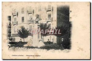 Chalon sur Saone - Monument Chabas - Old Postcard