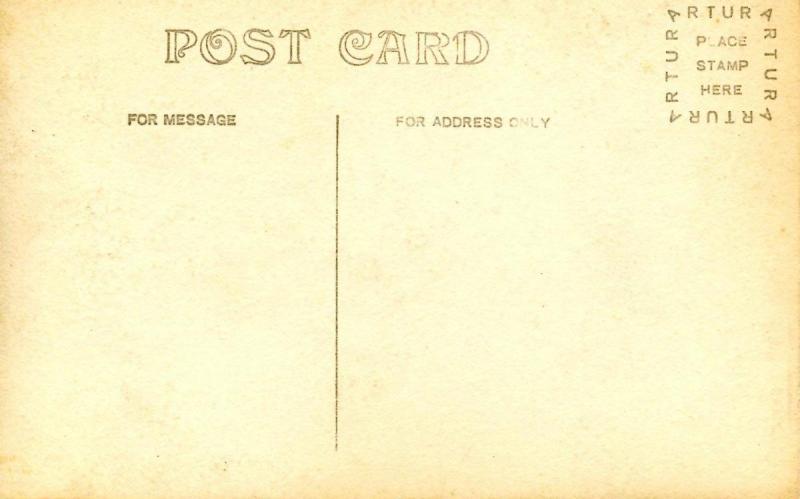 Boating on a Lake - RPPC