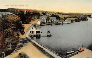 LP30  Naples Maine Lake Front   Postcard 