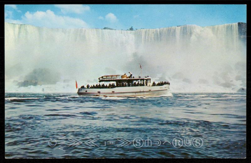 Seeing Niagara Falls from Maid of the Mist