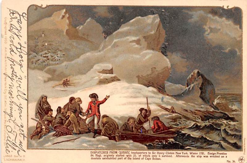 Dispatches from Quebec, Sir Henry Clinton, New York Winter 1781 Colonial Unus...