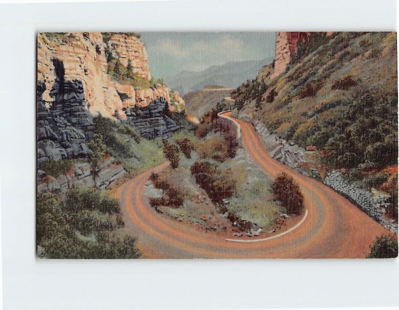 Postcard Williams Canyon, Cave Of The Winds, Manitou Springs, Colorado