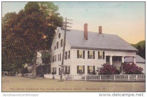 Vermont Woodstock The White Cupboard Tea House And Central Street Handcolored...