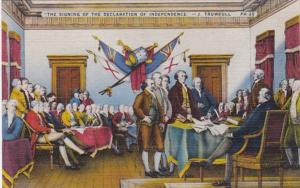 The Signing Of The Declaration Of Independence