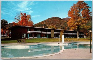 Lake George Village New York NY, Fort William Henry Motor Inn, Vintage Postcard