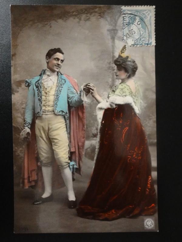 German Romance: Hand Coloured Real Photo PC No.490/4 - Pub N.P.G. Berlin c1905