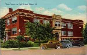 Olney Township High School Olney IL Postcard PC328
