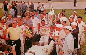 1959 Indianapolis 500 Winner Rodger Ward in Victory Lane,Dexter Press No 24666-B