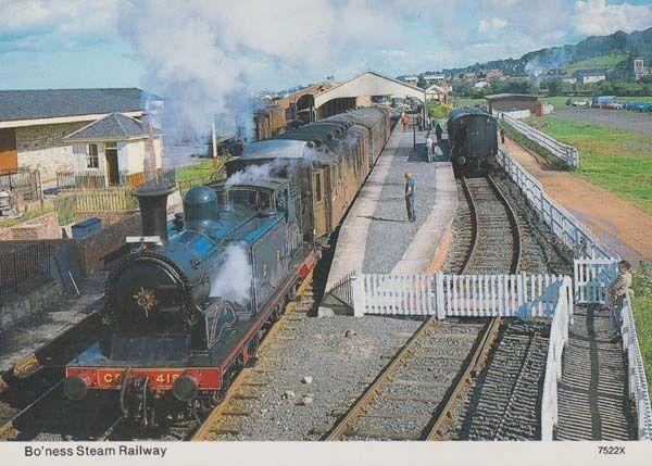 Bo'ness & Kinneil Steam Railway Scottish Train Postcard