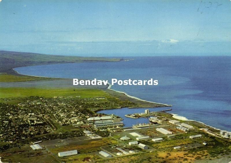 reunion, SAINT-PAUL, Vue du Port et la Baie (1977) Stamp