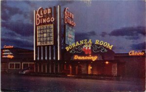 Las Vegas NV Club Bingo Bonanza Room Unused Postcard G51