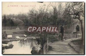 Old Postcard Valencia Park Jouvet