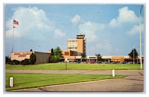 Akron-Canton Airport Akron Canton Ohio OH UNP Chrome Postcard R1