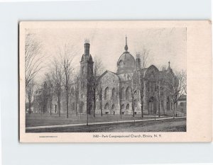 Postcard Park Congregational Church, Elmira, New York