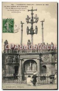 Postcard Old Calvary Plougastel daoulas 1602 the most famous of Britain