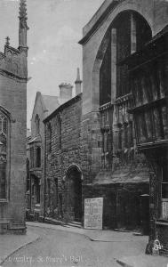 uk12856 st marys hall  coventry real photo uk
