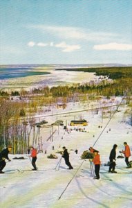 Skiing At Mount McSauba Charlevoix Michigan