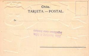 Chile, Classic Stamps in Actual Colors, Early Embossed Postcard, Unused