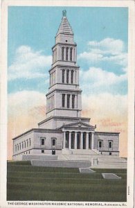 Virginia Alexandria The George Washington Masonic National Memorial Curteich