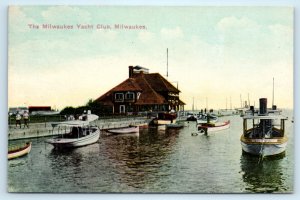 Milwaukee WI Wisconsin Yacht Club Postcard
