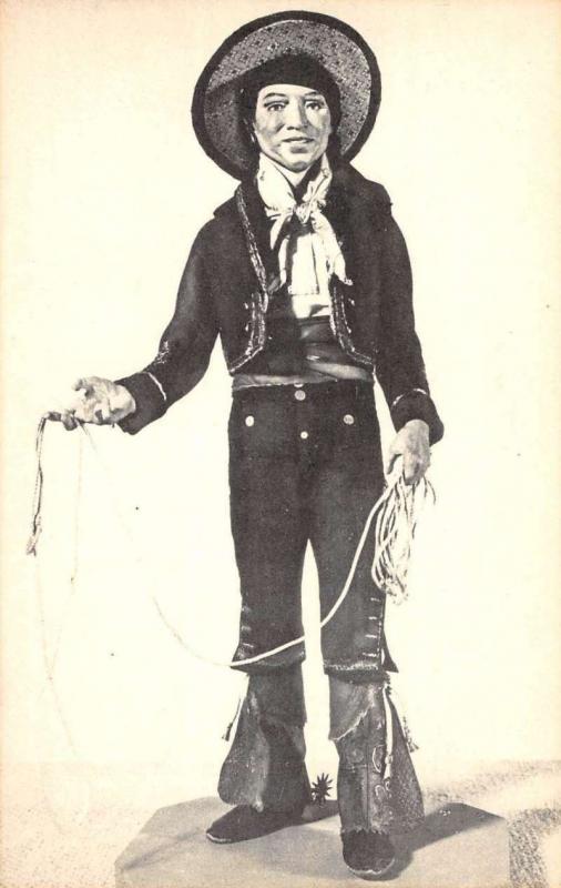 Los Angeles California Cowboy Museum Model Antique Postcard K107043