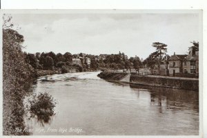 Herefordshire Postcard - River Wye From Wye Bridge. Posted 1943 - Ref 13690A