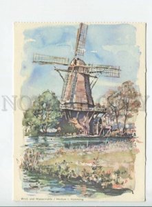 441884 GERMANY Herssum I. Hummling windmill Old Wupepertal postcard