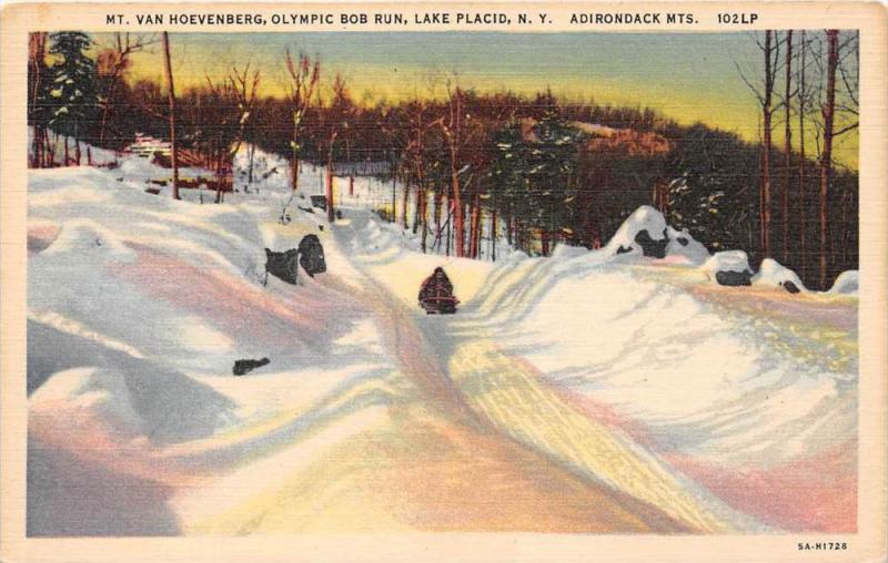 New York  Lake Placid     Mt. Van Hoevenberg  Olympic Bob Run