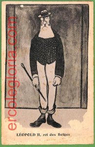 ah0970 - VINTAGE POSTCARD - Leopold II - 1907 - ROYALTY Belgium-