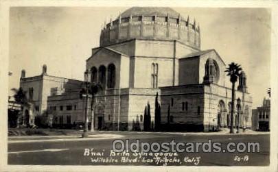 Bnai Brith Synagogue, Wilshire Blvd, Los Angelas, Califfornia, USA Judaic, Ju...