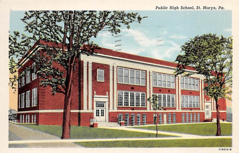 Public High School St Marys, Pennsylvania PA