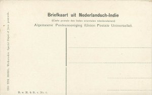 c1910 Postcard; Sumatra Padangsche Bovenlanden Padangpandjang Indonesia Java