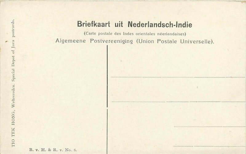 c1910 Postcard; Sumatra Padangsche Bovenlanden Padangpandjang Indonesia Java