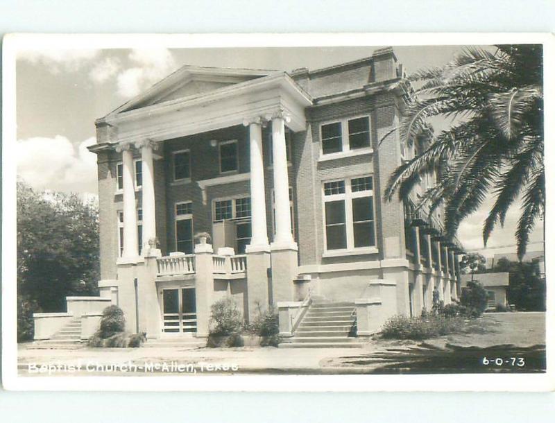 Pre-1950 rppc NICE VIEW Mcallen Texas TX i9846