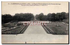 Old Postcard St Germain en Laye The northern pit and perspective of lodges Ave.