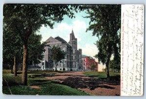 Cedar Falls Iowa Postcard South East View Iowa State Normal School c1907 Vintage