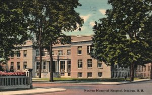 Vintage Postcard 1945 Nashua Memorial Hospital Building Nashua New Hampshire NH