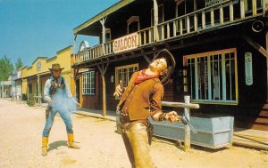 Antique Village Museum Wild West Town Cowboy Gunfight Saloon Union, IL Postcard