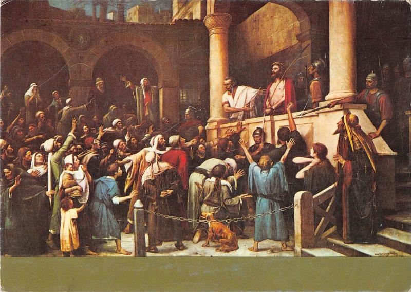 BR71835 munkacsy mihaly postcard ecce homo religious hungary painting