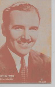 Preston Foster American stage and film actor arcade card antique pc Z26275